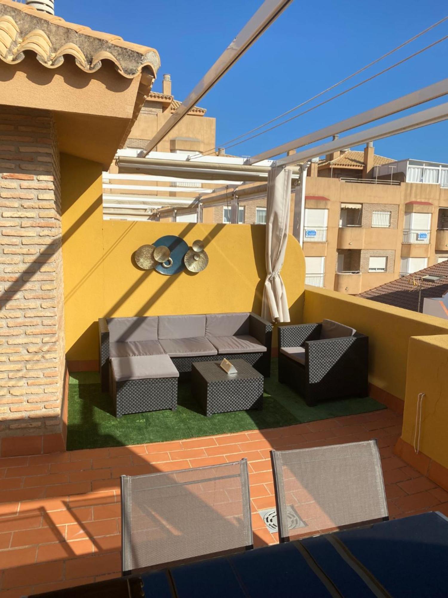 Atico Duplex 2 Linea De Playa En La Antilla Luaran gambar