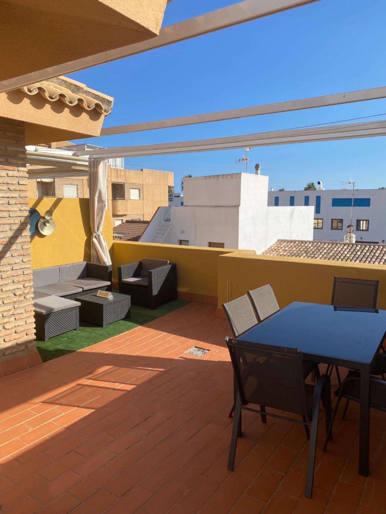 Atico Duplex 2 Linea De Playa En La Antilla Luaran gambar