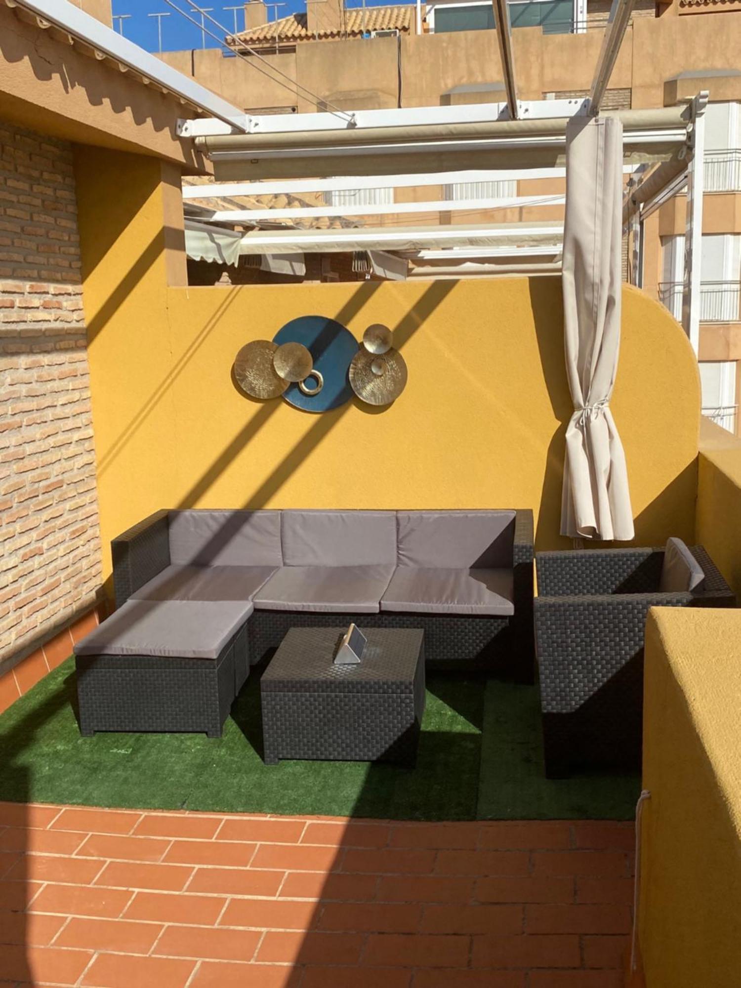 Atico Duplex 2 Linea De Playa En La Antilla Luaran gambar